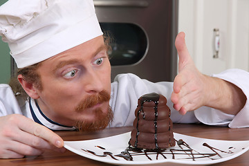Image showing Funny young chef