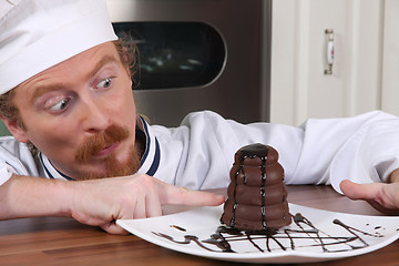 Image showing Funny young chef