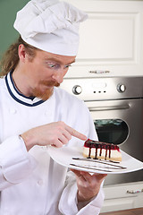 Image showing Funny young chef