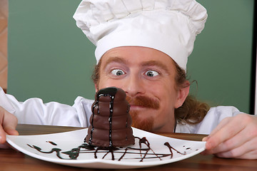 Image showing Funny young chef