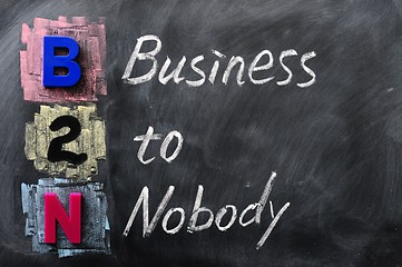 Image showing Acronym of B2N - Business to Nobody