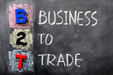 Image showing Acronym of B2T - Business to Trade