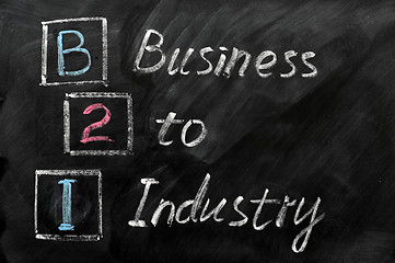 Image showing Acronym of B2I - Business to Industry