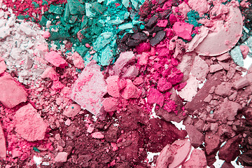 Image showing crushed eyeshadows