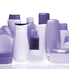 Image showing cosmetic bottles