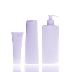 Image showing cosmetic bottles