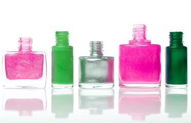 Image showing nail polish set