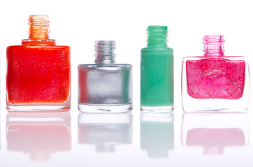 Image showing nail polish set