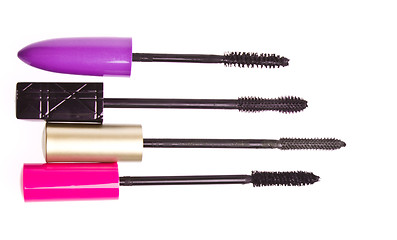 Image showing mascara set isolated