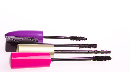 Image showing mascara set isolated