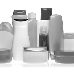 Image showing cosmetic bottles