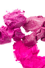 Image showing smudged lipsticks