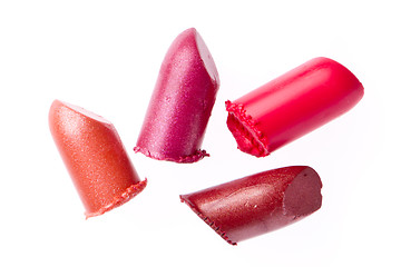 Image showing scraps of lipstick