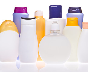 Image showing cosmetic bottles