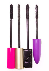 Image showing mascara set isolated