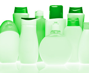 Image showing cosmetic bottles