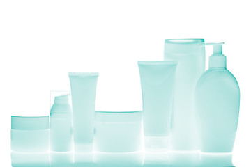 Image showing cosmetic bottles