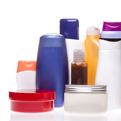 Image showing cosmetic bottles