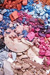 Image showing crushed eyeshadows