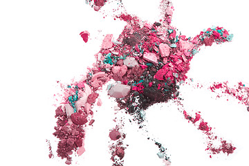 Image showing crushed eyeshadows