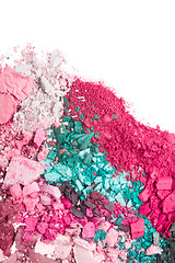 Image showing crushed eyeshadows