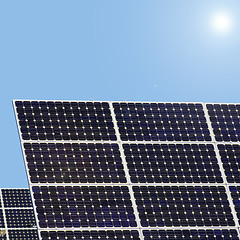 Image showing solar plants