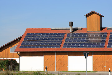 Image showing renewable energy on the roof