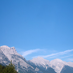 Image showing alps in the summer