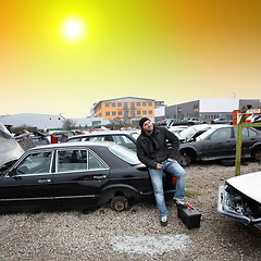 Image showing scrap yard