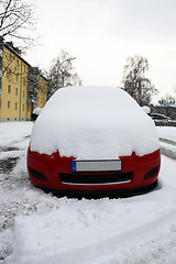 Image showing car in winter