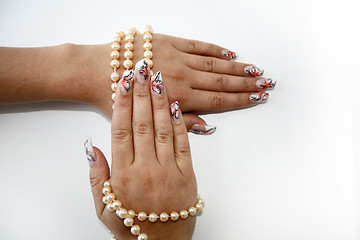 Image showing modern design with manicure