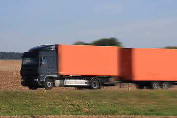 Image showing truck on asphalt road
