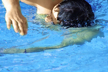 Image showing professional swimmer