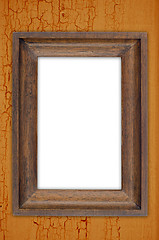 Image showing Vintage wooden frame 