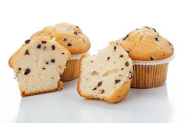 Image showing Chocolate chip muffin