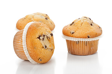 Image showing Chocolate chip muffin