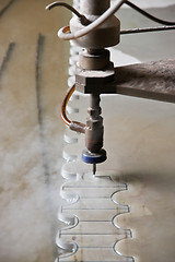 Image showing Water jet cutting