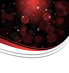 Image showing abstract background with transparent circles and emblem