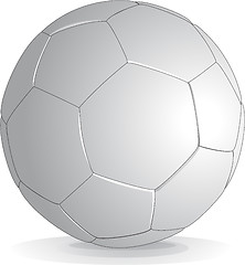 Image showing Soccer ball isolated on white background
