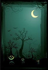 Image showing Halloween background illustration