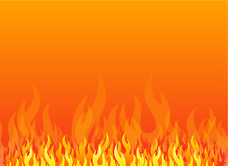 Image showing Fire background