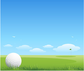 Image showing Golf background