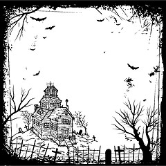 Image showing Halloween background illustration