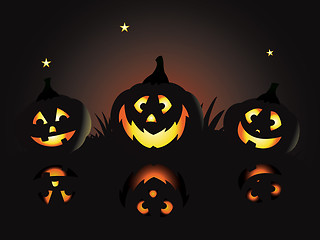 Image showing Halloween background illustration