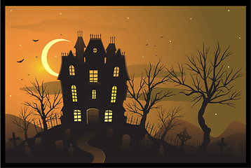 Image showing Halloween background illustration