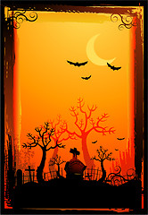 Image showing Halloween background illustration