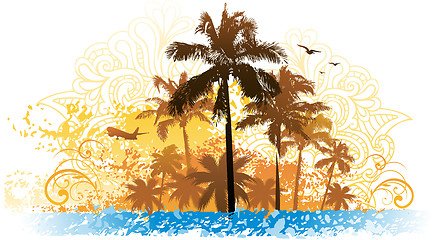 Image showing Tropical background