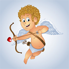 Image showing Valentine's day cupid