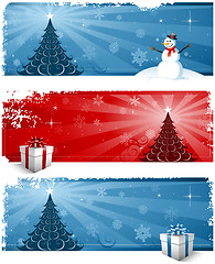 Image showing Christmas greeting card design background