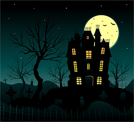 Image showing Halloween background illustration